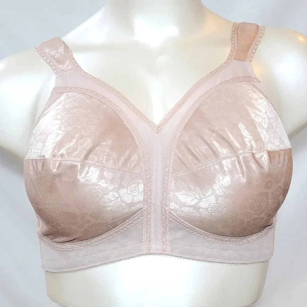 48D Playtex 4693 18 Hour Comfort‎ Strap Wire Free Bra Toffee NWT NIP